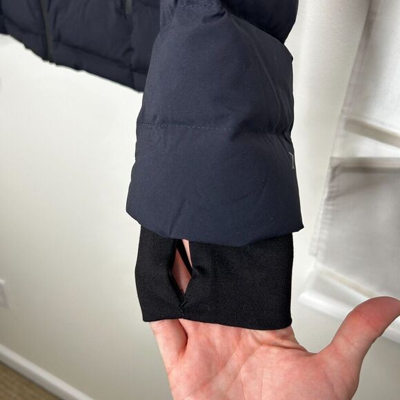 Michael Kors Navy Blue Premium Down Blend Puffer Coat Jacket Women's Size Small - Picture 7 of 11